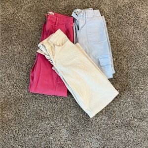 NWOT never worn Abercrombie three pairs of  girls 13/14 jeans